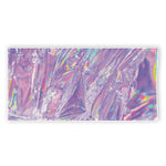 Purple Holographic Print Beach Towel