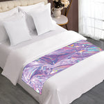 Purple Holographic Print Bed Runner