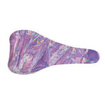 Purple Holographic Print Bicycle Seat Cover