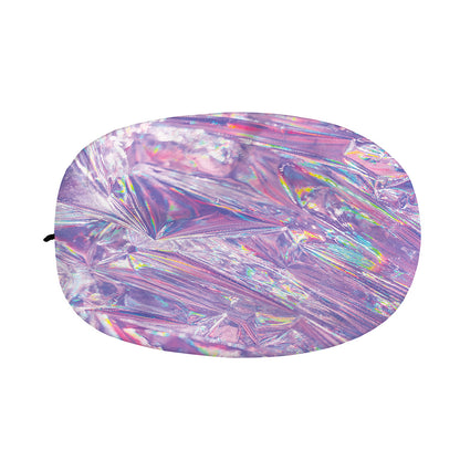 Purple Holographic Print Car Side Mirror Covers