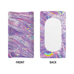 Purple Holographic Print Changing Pad Cover
