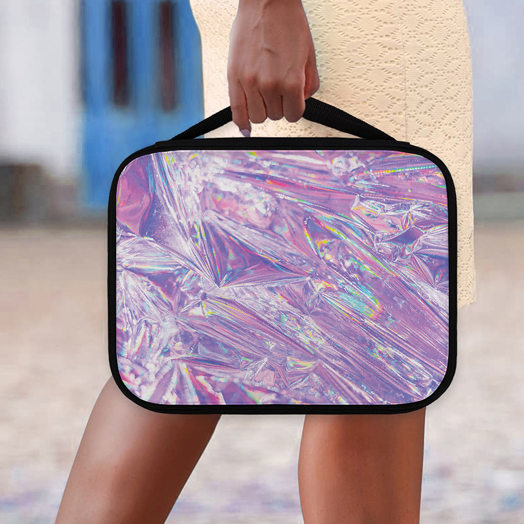 Purple Holographic Print Classic Bible Case