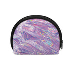 Purple Holographic Print Coin Purse