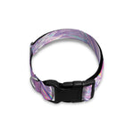 Purple Holographic Print Dog Collar
