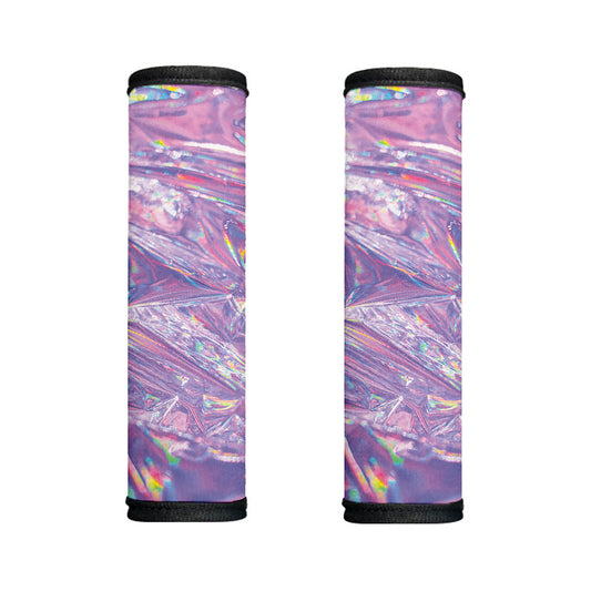 Purple Holographic Print Handle Covers