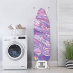Purple Holographic Print Ironing Board Cover