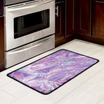 Purple Holographic Print Kitchen Mat