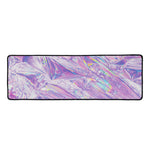 Purple Holographic Print Long Kitchen Mat