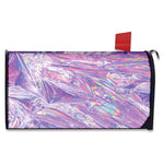 Purple Holographic Print Mailbox Cover