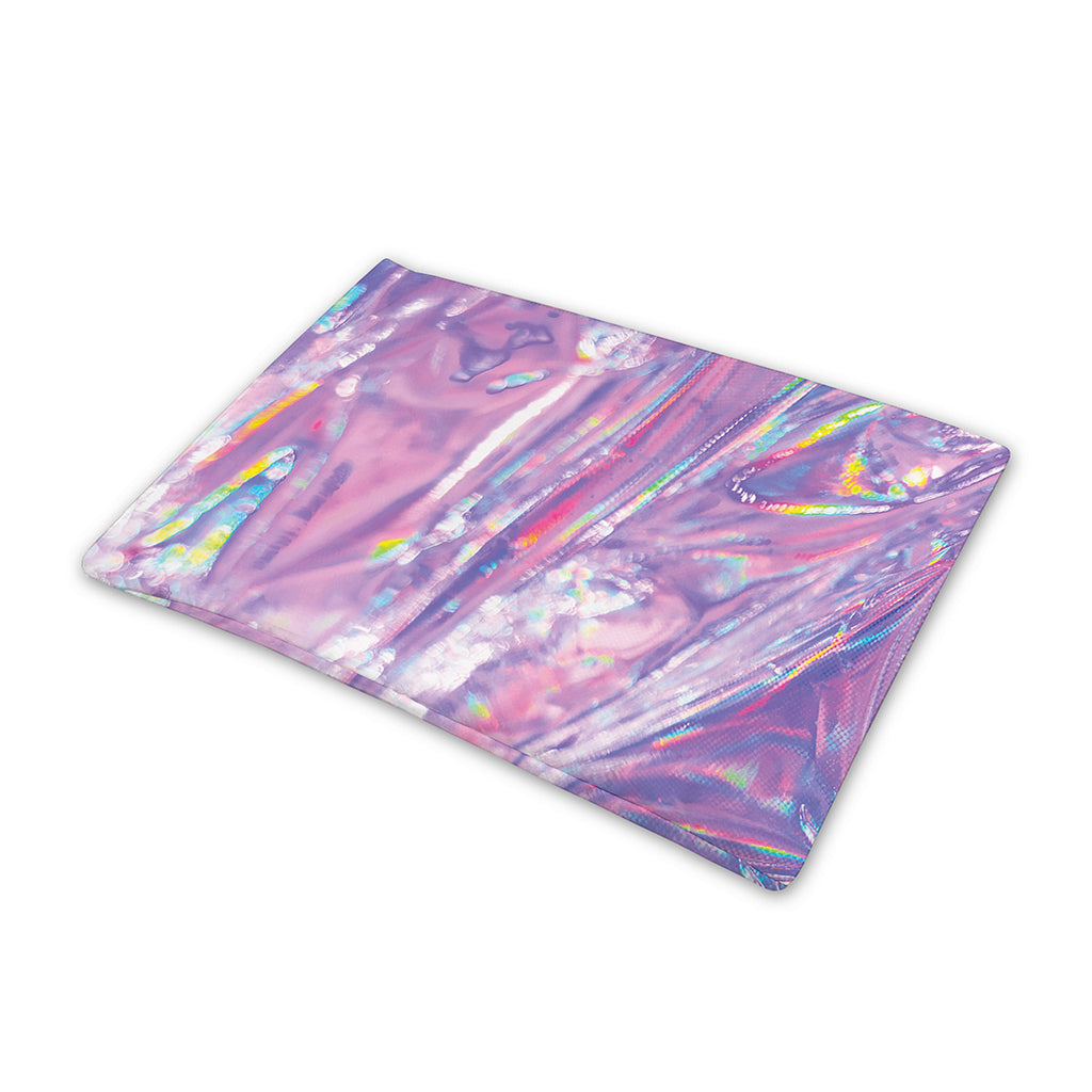 Purple Holographic Print Pet Cooling Mat Cover