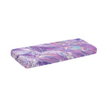 Purple Holographic Print Piano Keyboard Cover