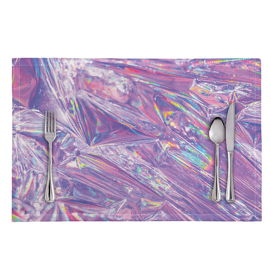 Purple Holographic Print Placemat