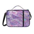 Purple Holographic Print Shoulder Strap Bible Bag