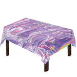 Purple Holographic Print Tablecloth