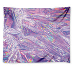 Purple Holographic Print Tapestry