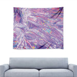 Purple Holographic Print Tapestry