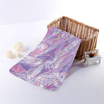 Purple Holographic Print Towel