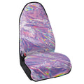 Purple Holographic Print Waterproof Car Seat Cover