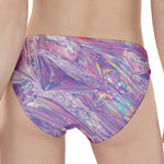 Purple Holographic Print Women's Panties