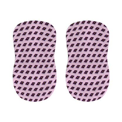 Purple Holy Bible Pattern Print Bar Stool Covers