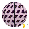 Purple Holy Bible Pattern Print Basketball