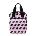 Purple Holy Bible Pattern Print Bible Tote Bag