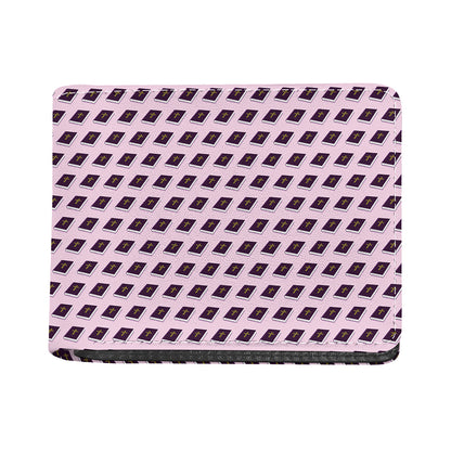 Purple Holy Bible Pattern Print Bifold Wallet