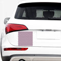 Purple Holy Bible Pattern Print Car Sticker