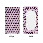 Purple Holy Bible Pattern Print Changing Pad Cover