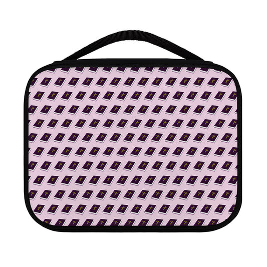 Purple Holy Bible Pattern Print Classic Bible Case