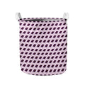 Purple Holy Bible Pattern Print Collapsible Laundry Basket