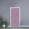 Purple Holy Bible Pattern Print Door Sticker