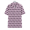 Purple Holy Bible Pattern Print Hawaiian Shirt