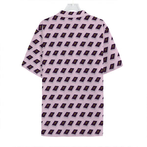 Purple Holy Bible Pattern Print Hawaiian Shirt