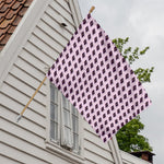 Purple Holy Bible Pattern Print House Flag