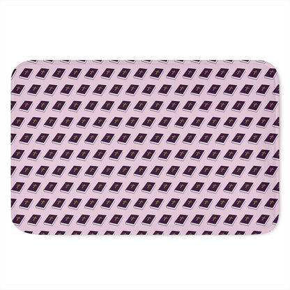 Purple Holy Bible Pattern Print Indoor Door Mat