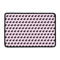 Purple Holy Bible Pattern Print Kitchen Mat