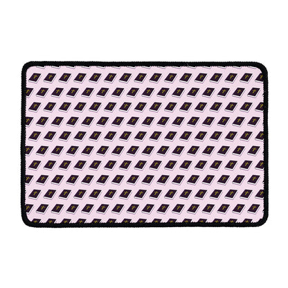 Purple Holy Bible Pattern Print Kitchen Mat