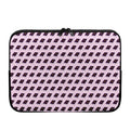 Purple Holy Bible Pattern Print Laptop Sleeve