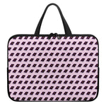 Purple Holy Bible Pattern Print Laptop Sleeve With Handle
