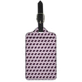 Purple Holy Bible Pattern Print Luggage Tag
