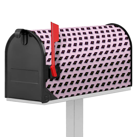 Purple Holy Bible Pattern Print Mailbox Cover