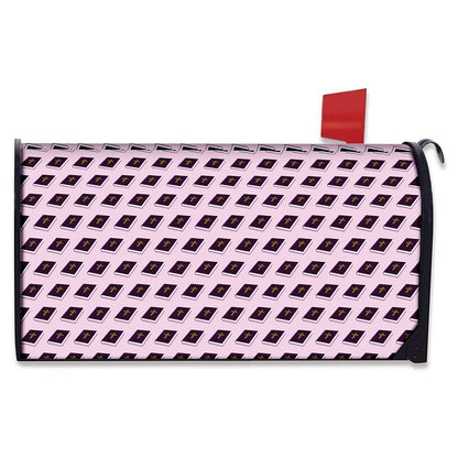 Purple Holy Bible Pattern Print Mailbox Cover