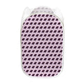 Purple Holy Bible Pattern Print Mesh Laundry Hamper