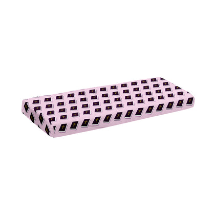 Purple Holy Bible Pattern Print Piano Keyboard Cover