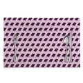 Purple Holy Bible Pattern Print Placemat