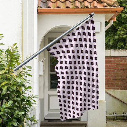 Purple Holy Bible Pattern Print Polyester Flag