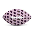 Purple Holy Bible Pattern Print Rugby Ball