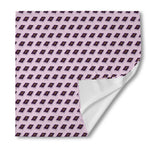 Purple Holy Bible Pattern Print Silk Bandana