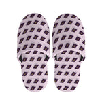 Purple Holy Bible Pattern Print Slippers
